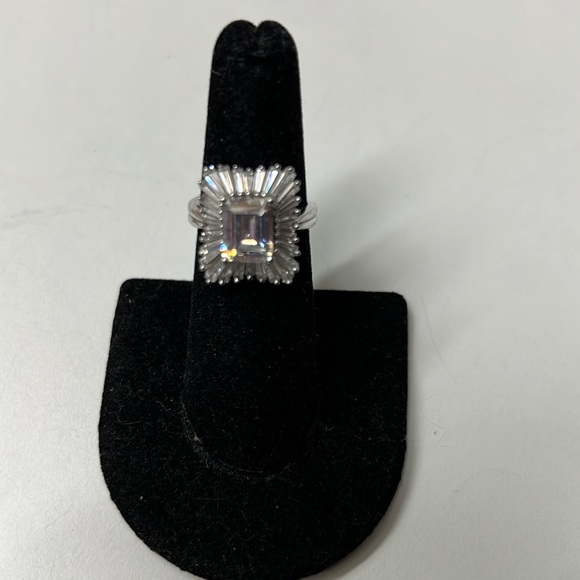 Hall of Mirrors Lab Created Diamond Statement Ring - Picture 1 of 6